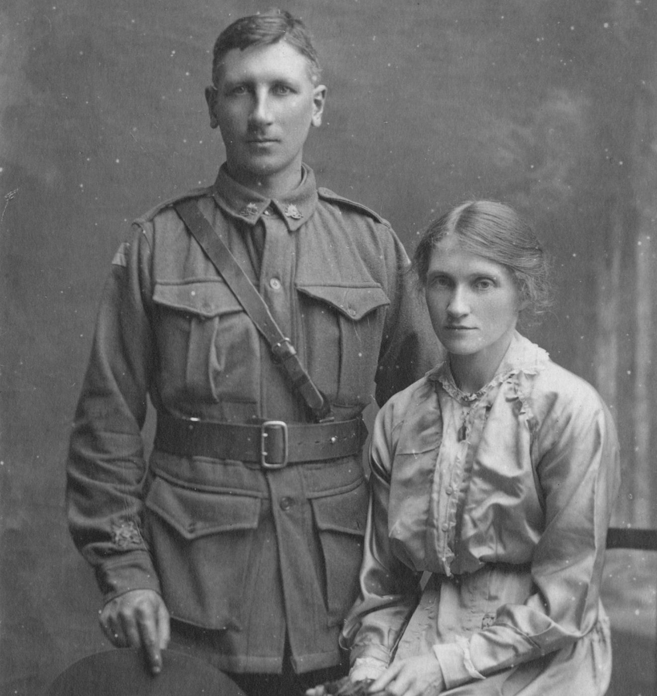 Soldier and his wife